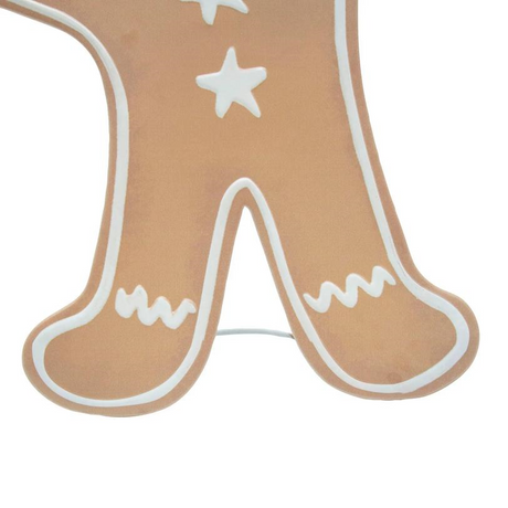 35 3/4" Iron Gingerbread Boy Christmas Decoration