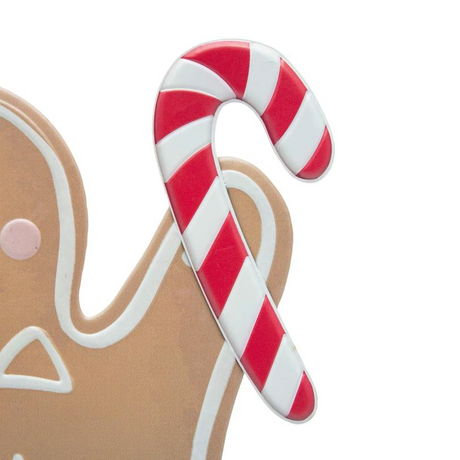 35 3/4" Iron Gingerbread Boy Christmas Decoration
