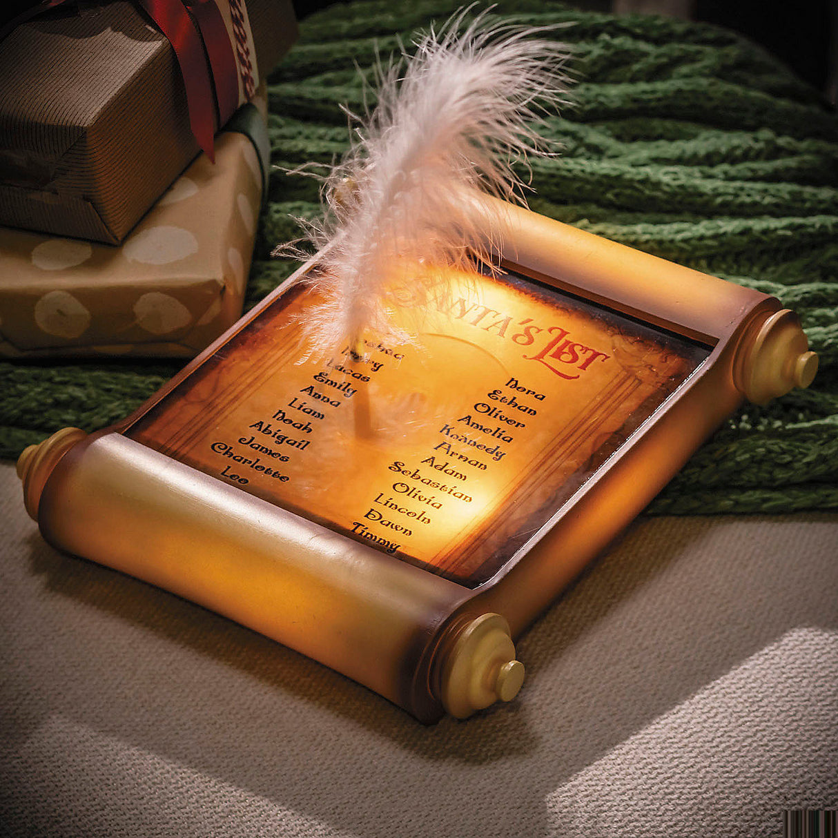 Animated Santa's List Christmas Decoration for Holiday Displays Parties and Events