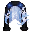 Airblown Inflatable Lightshow Archway w/ Ghosts Black Light Halloween Yard Decoration 96"