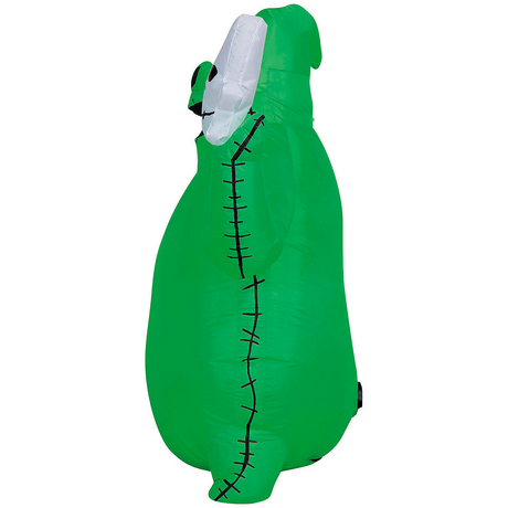 42" Airblown Inflatable Light-Up The Nightmare Before Christmas Oogie Boogie with Skull Outdoor Yard Decoration