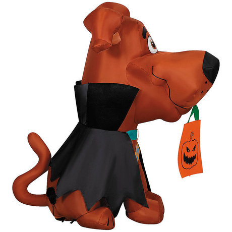 Airblown Inflatable Scoob Puppy Vampire Halloween Yard Decoration 4 inches