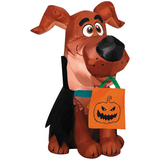 Airblown Inflatable Scoob Puppy Vampire Halloween Yard Decoration 4 inches