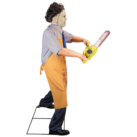 6 Ft. 6" Animated The Texas Chainsaw Massacre Leatherface Halloween Outdoor Yard Decoration