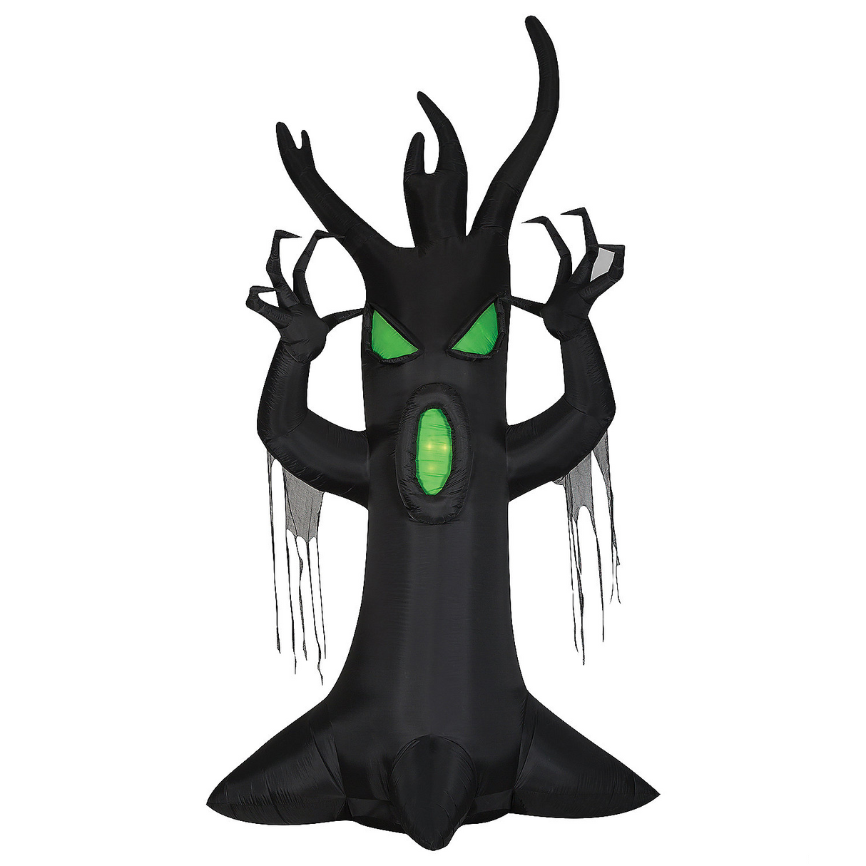 Airblown Inflatable Giant Scary Tree with LEDs Halloween Yard Decoration, 144"