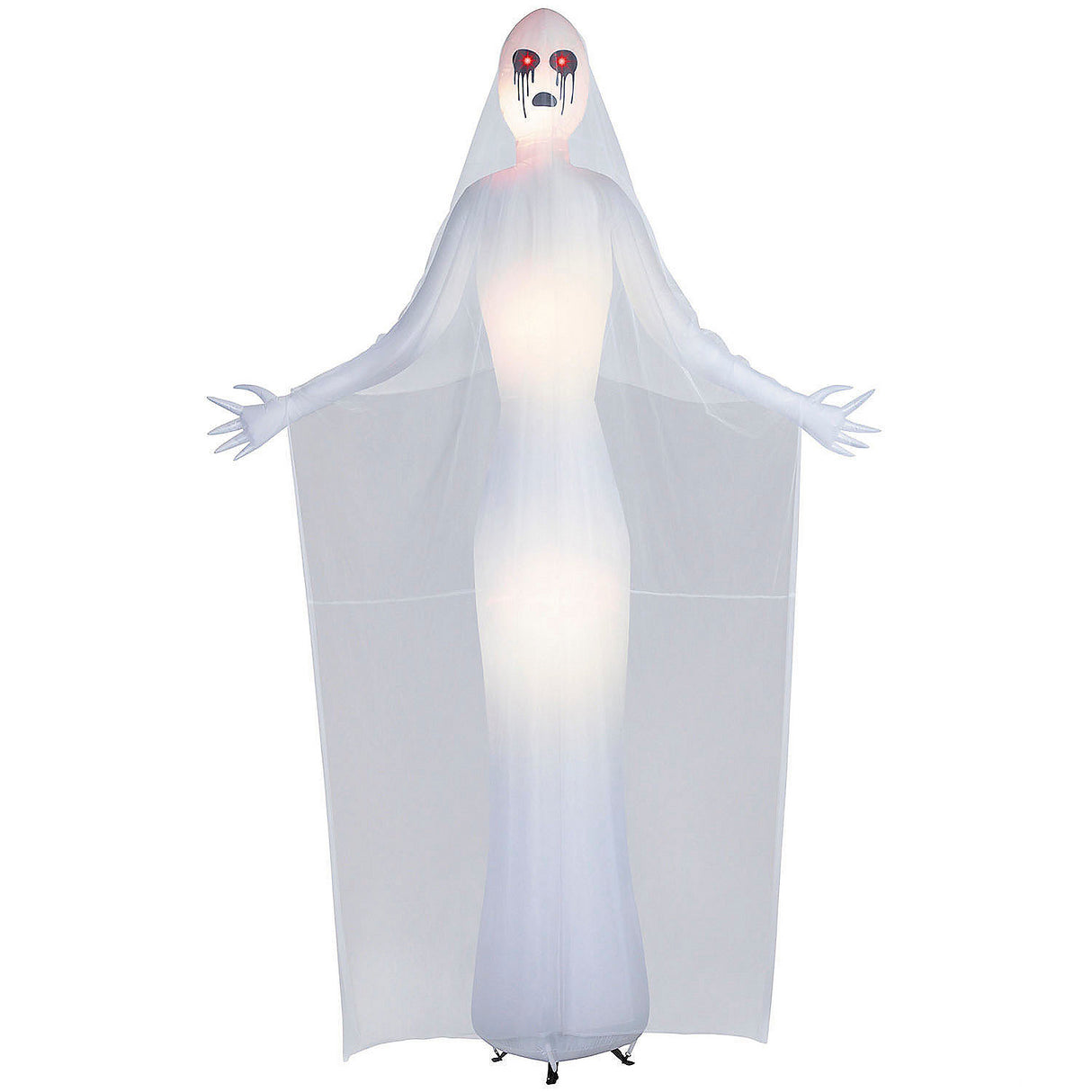 12 Ft Airblown Inflatable Ghostly Ghoul for Outdoor Halloween Yard Decorations and Spooky Displays