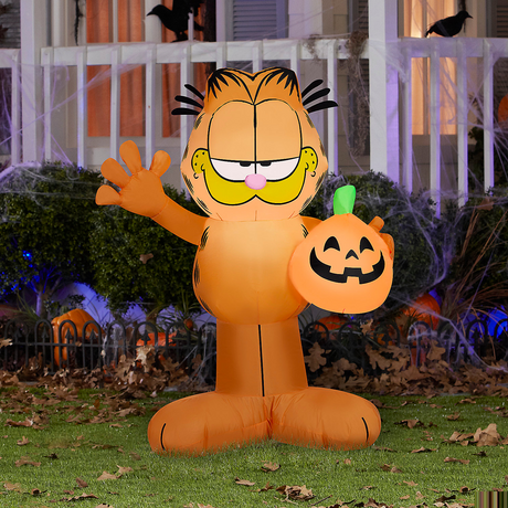 42" Airblown Blowup Inflatable Garfield Halloween Outdoor Yard Decoration