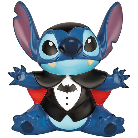 19" Light-Up Lilo & Stitch Vampire Stitch Blow Mold Plastic Halloween Outdoor Decoration