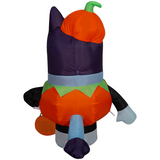 42" Airblown Blowup Inflatable Bluey in Pumpkin Costume