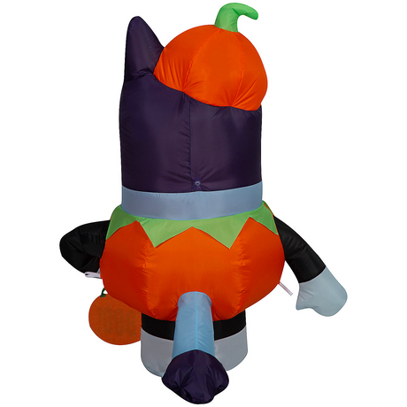 42" Airblown Blowup Inflatable Bluey in Pumpkin Costume