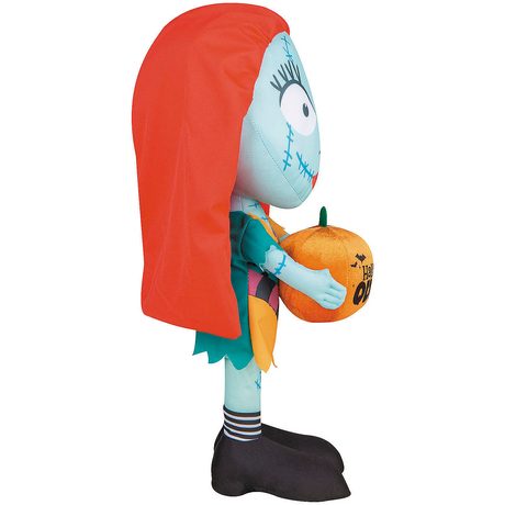18" Airblown Inflatable The Nightmare Before Christmas Sally with Halloween Queen Pumpkin Decoration