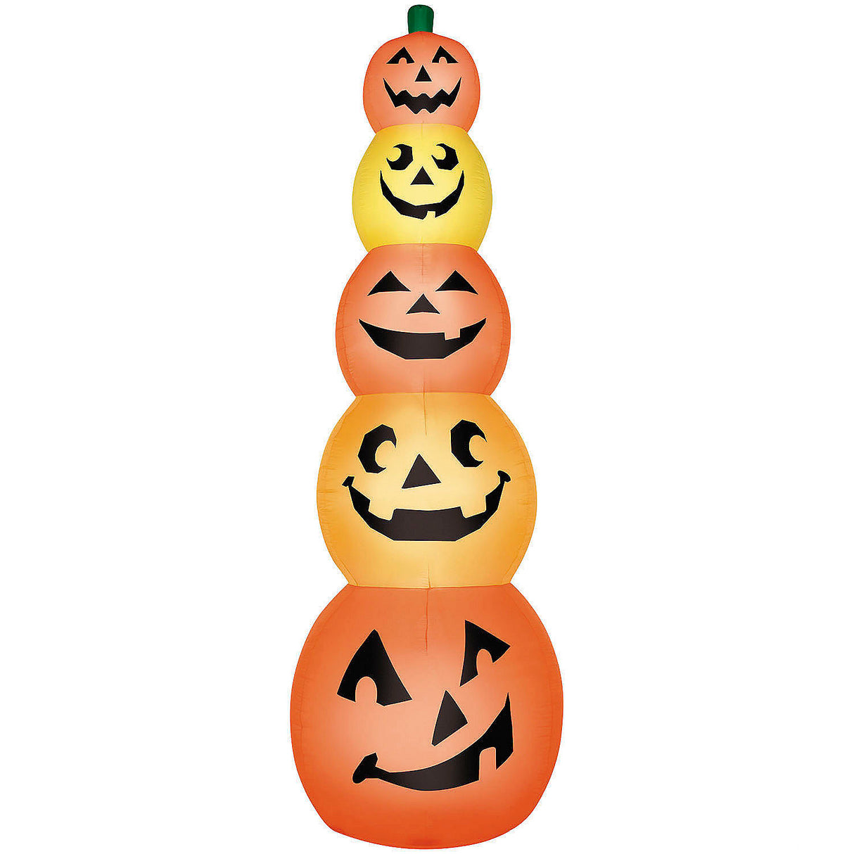15 Ft Inflatable Friendly Stack of Jack-O-Lanterns for Halloween Outdoor Yard Displays Decorations