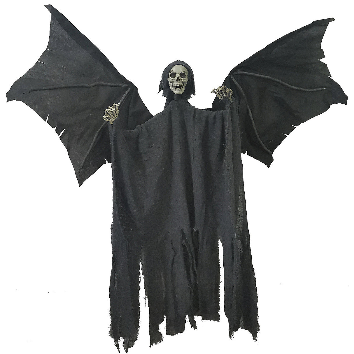 Hanging Skeleton Reaper for Spooky Home Decor Halloween Parties and Haunted Attractions