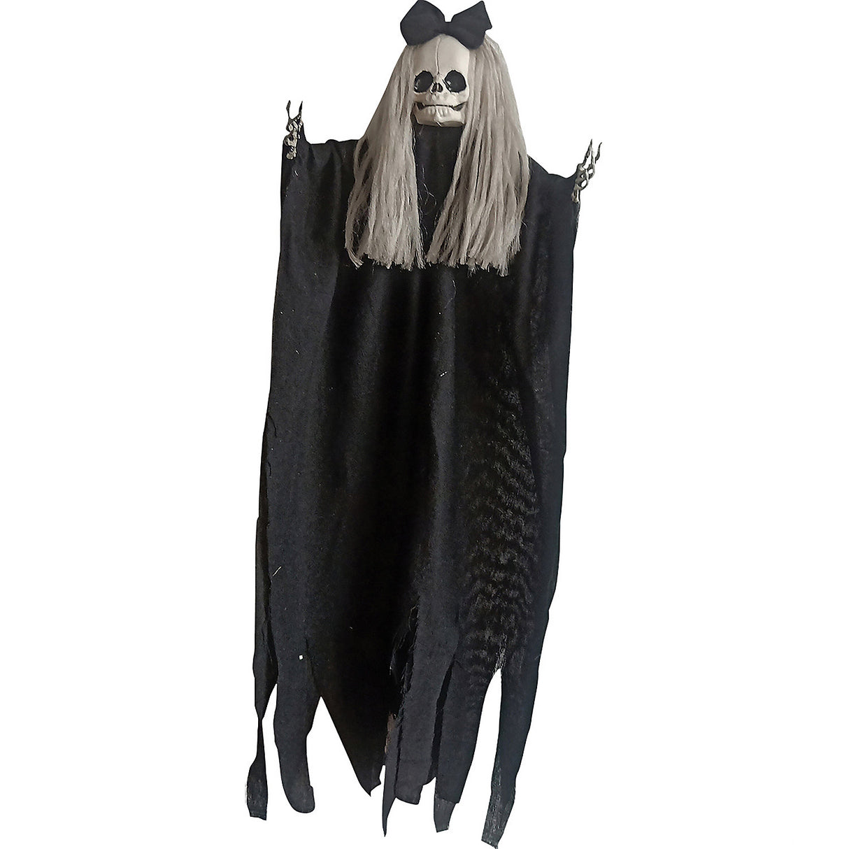 Creepy Hanging Doll Prop for Halloween Parties and Spooky Decorations