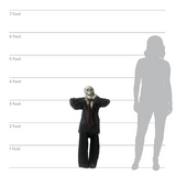 Hanging Skull Man Animated Halloween Decoration – 43 Inches