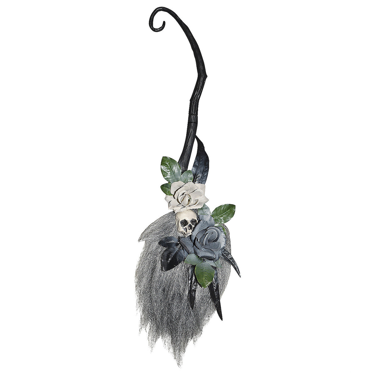 Unique Hanging Broom Halloween Decoration for Spooky Parties and Witchy Themes