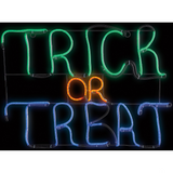 Light Glo-Trick Or Treat Sign