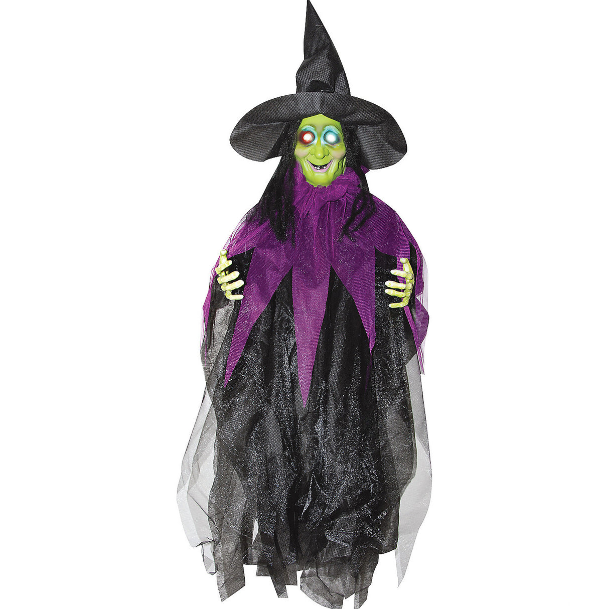 Enchanting Witch With Glowing Eyes for Spooky Halloween Decor and Festive Celebrations