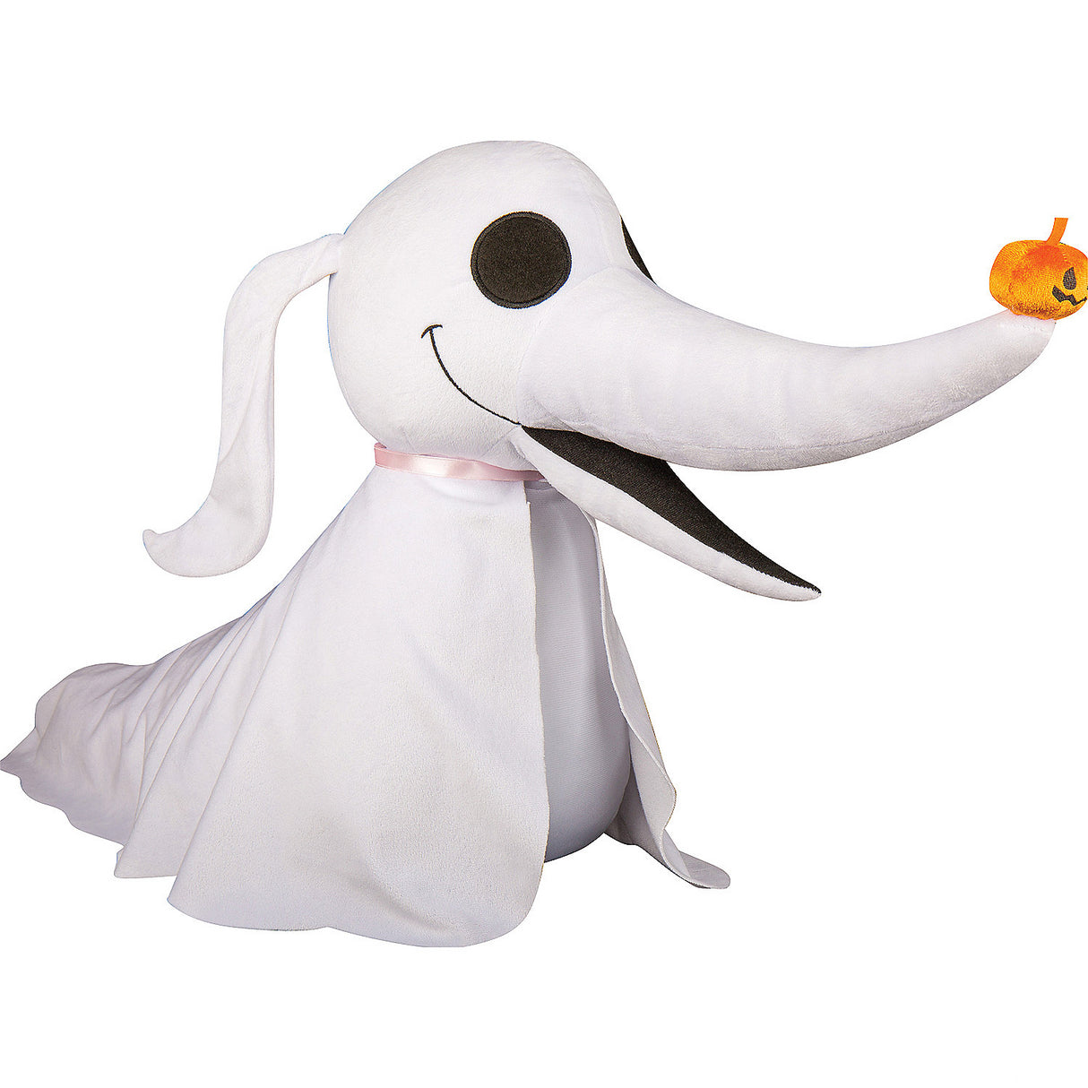Plush Halloween Greeter Zero Decoration for Spooky Parties and Halloween Decor