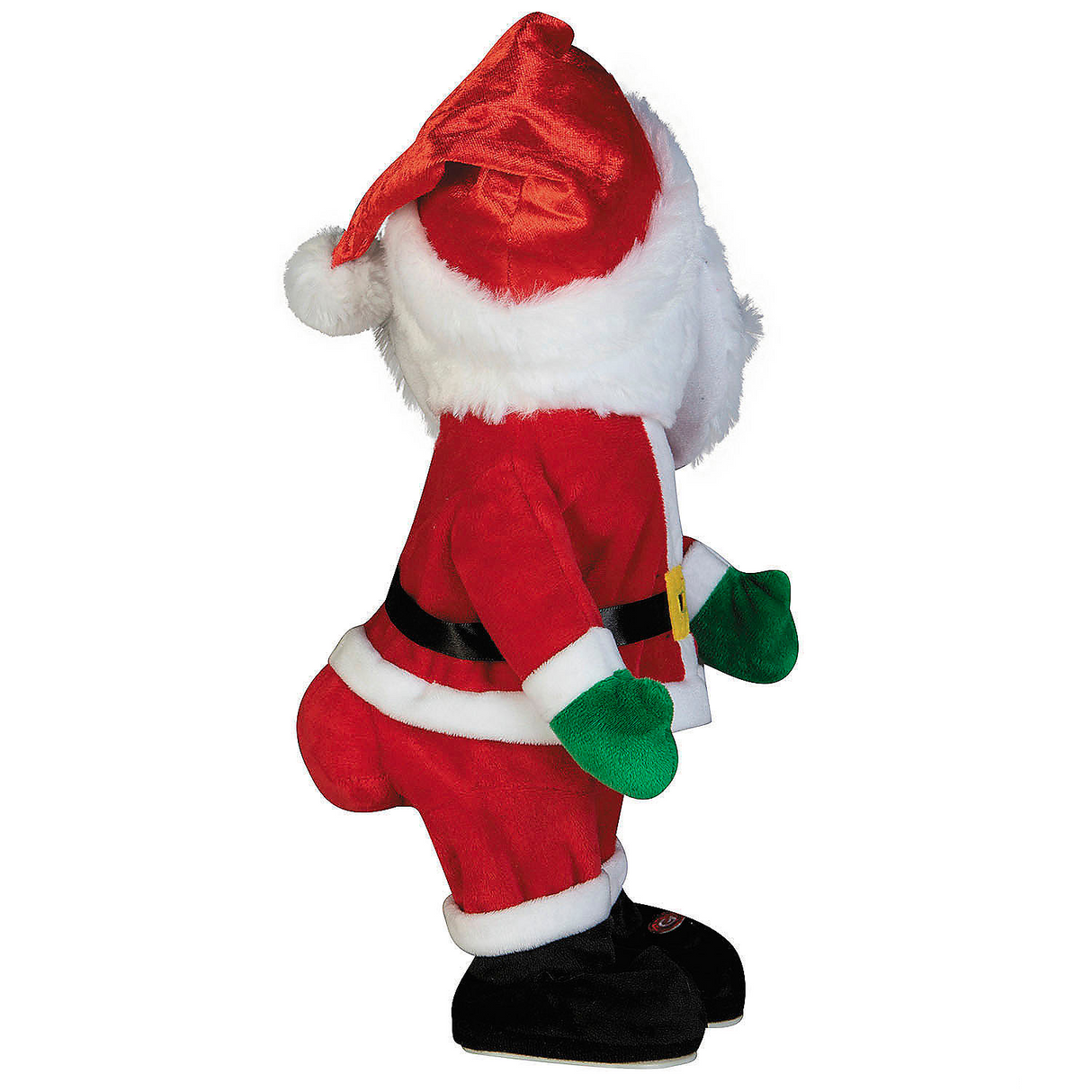 15" Animated Cheek to Cheek Twerking Santa Claus Christmas Tabletop Decoration