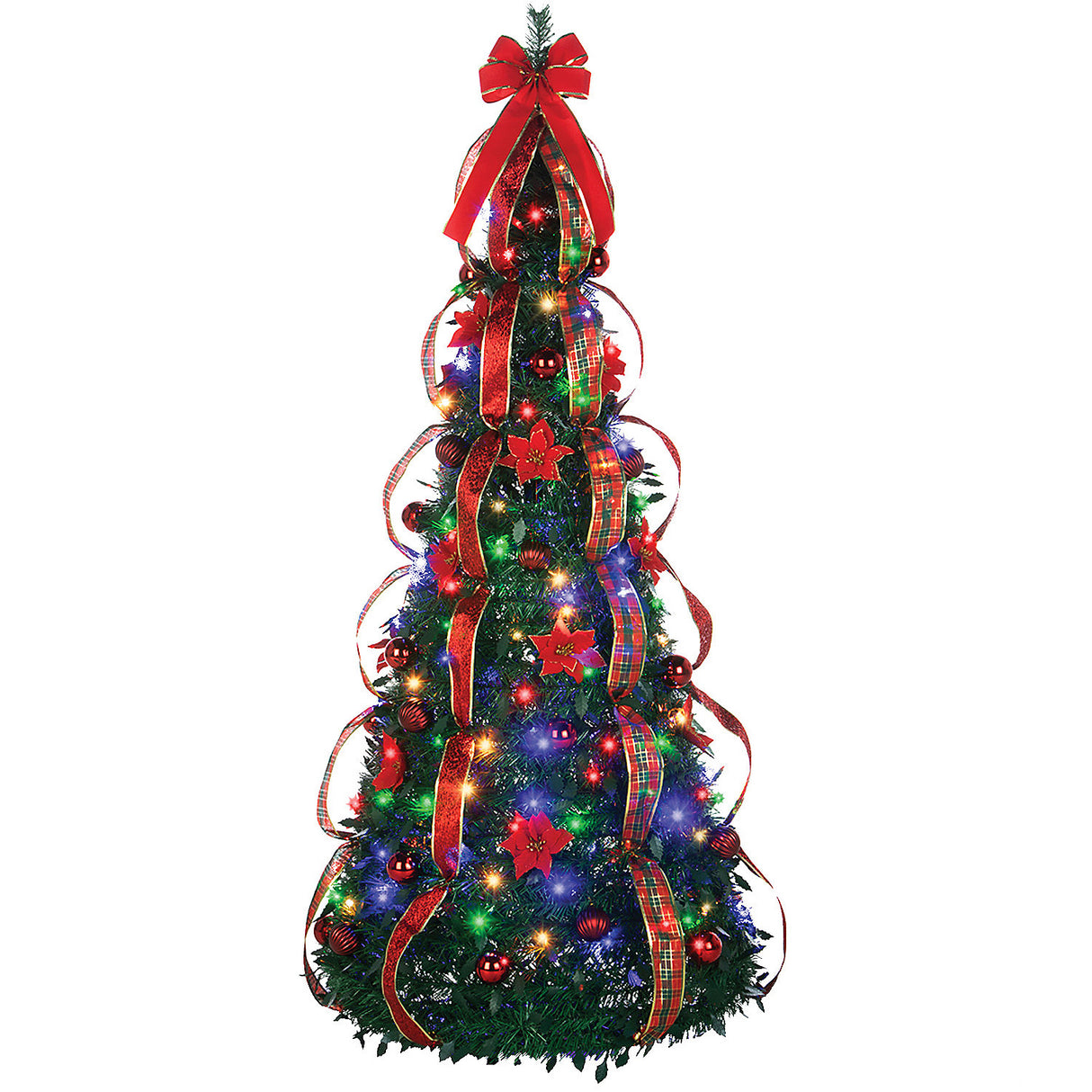 Beautiful SimpliciTree Christmas Tree for Quick Easy Holiday Decorating and Festive Indoor Use