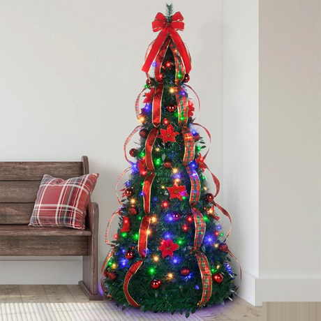 Christmas Tree SimpliciTree™ 6 Ft. with Multicolored Lights