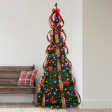 Christmas Tree SimpliciTree™ 7.5 Ft. with Multicolored Lights