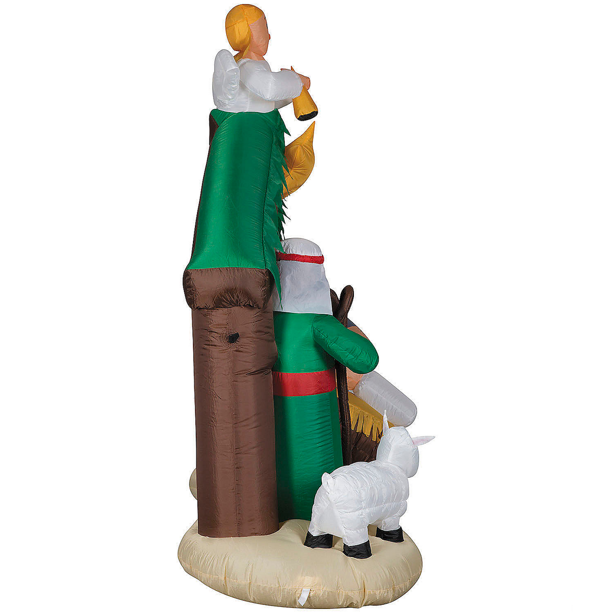6 Ft. 7" Airblown Inflatable Light-Up LED Nativity Scene Christmas Outdoor Yard Decoration