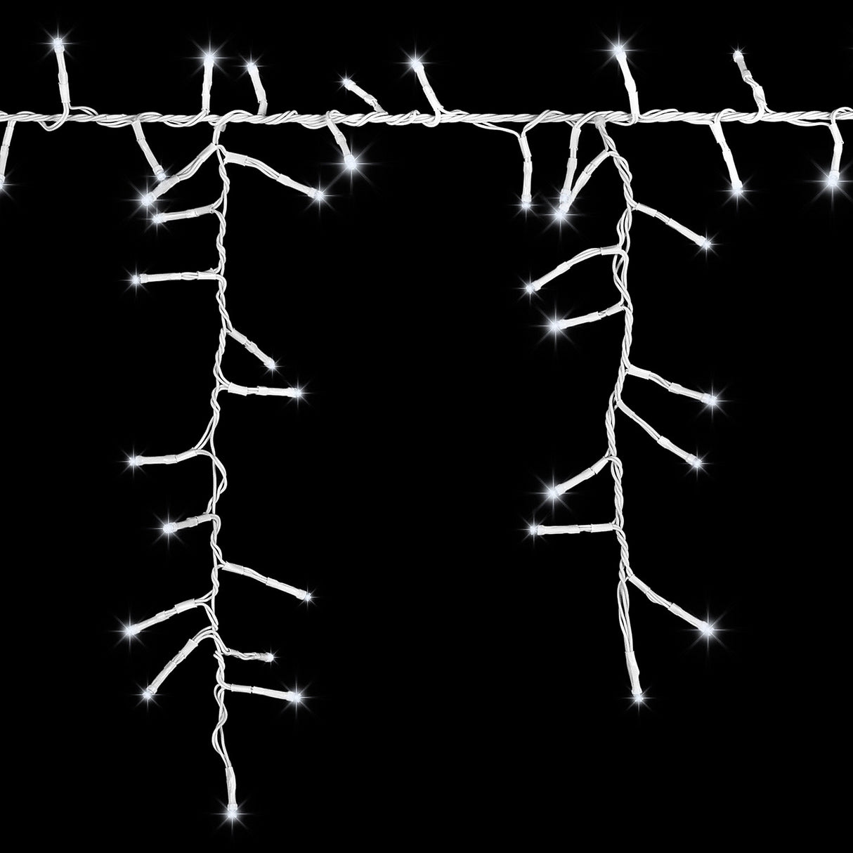 LED Icicle String Lights for Christmas Outdoor Decoration and Holiday Celebrations