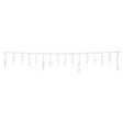 Lightshow Strands of MagicT Tangle-Free Cool White LED Light Icicle String Christmas Outdoor Yard Decoration 10 Ft.