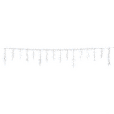 Lightshow Strands of MagicT Tangle-Free Cool White LED Light Icicle String Christmas Outdoor Yard Decoration 10 Ft.