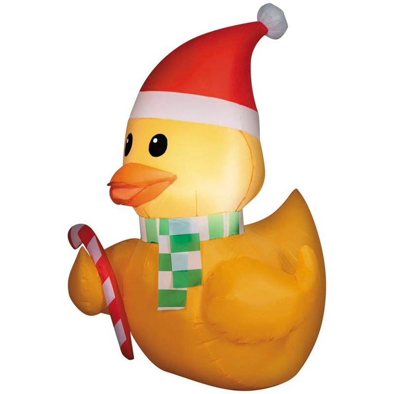 42" Airblown Inflatable Christmas Duck Outdoor Yard Decoration
