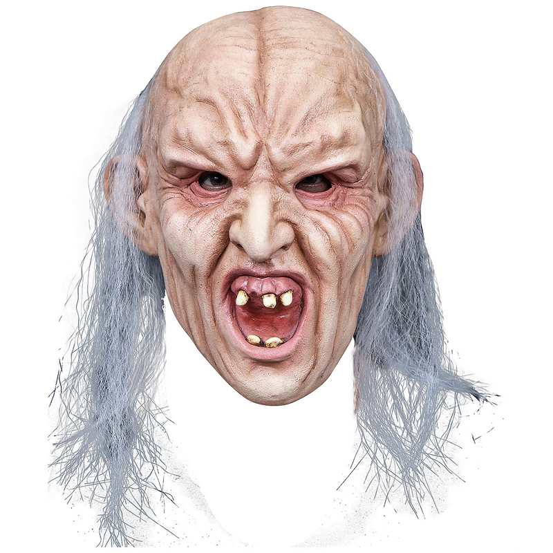 Spooky Misshapen Latex Mask for Halloween Parties and Horror-Themed Events