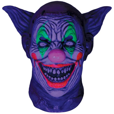 Psycho Neon Clown Latex Mask