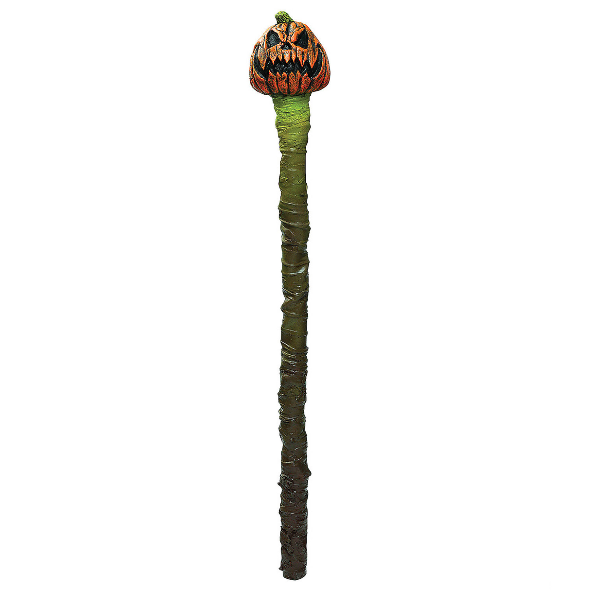 Spooky Staff with Jack-O'-Lantern Head for Halloween Decorations and Themed Parties