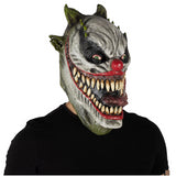 Terrifying Mutant Clown Latex Mask for Halloween Parties and Horror Themed Events