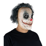 Spine-Chilling Lunatic Clown Overhead Latex Mask for Halloween Events Dressing Up and Scaring Friends