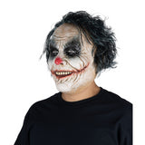 Spine-Chilling Lunatic Clown Overhead Latex Mask for Halloween Events Dressing Up and Scaring Friends