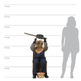 Chainsaw Greeter Animated Prop 45"