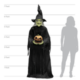 Ghost Witch Animated Prop 7 inches