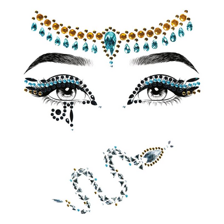 CLEOPATRA ADHESIVE FACE JEWEL.