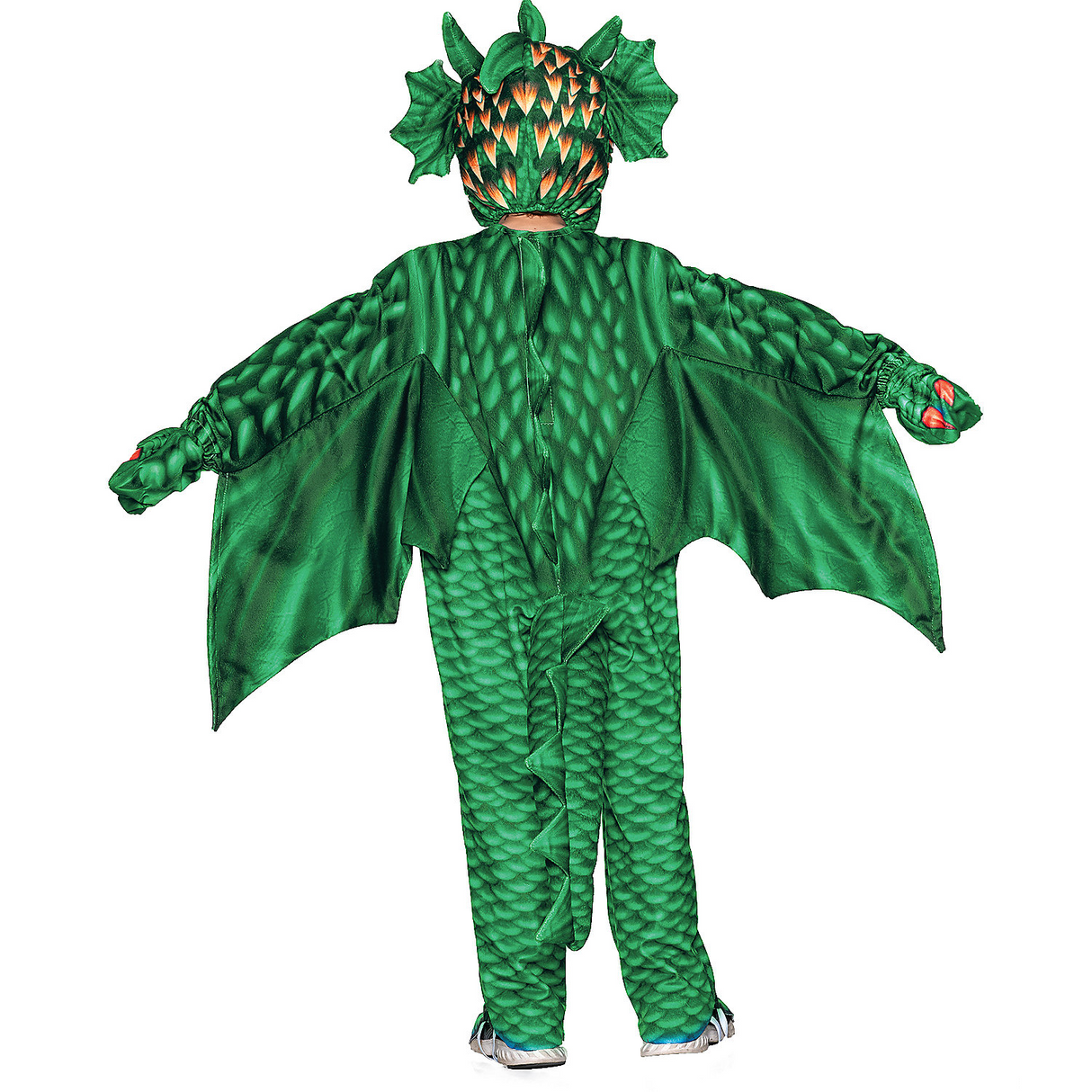 Toddler Green Dragon Printed Costume