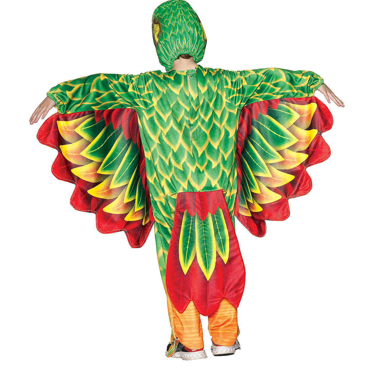Toddler Green Parrot Printed Costume