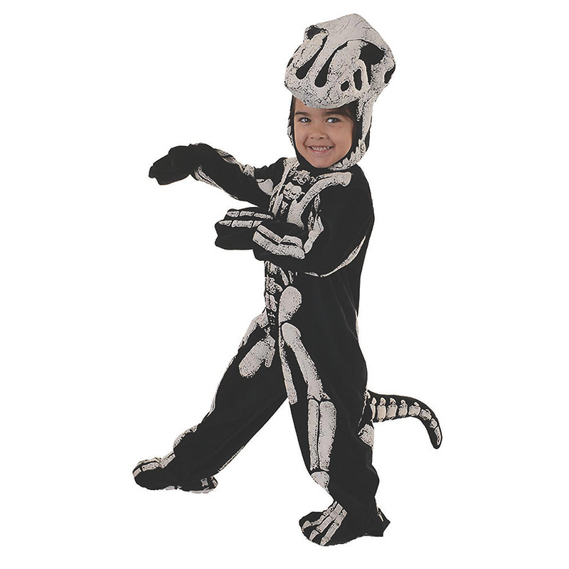 Adorable Toddler T-Rex Fossil Costume for Halloween Parties Dress-Up and Imaginative Play