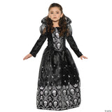 Enchanting Girl's Dark Princess Costume for Halloween Parties and Spooky Dress Up Events