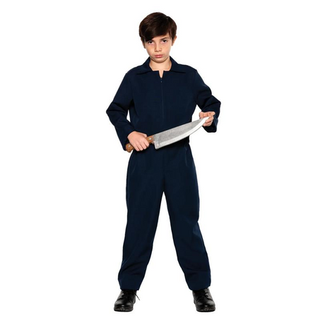 Horror Jumpsuit Costume Blue Child