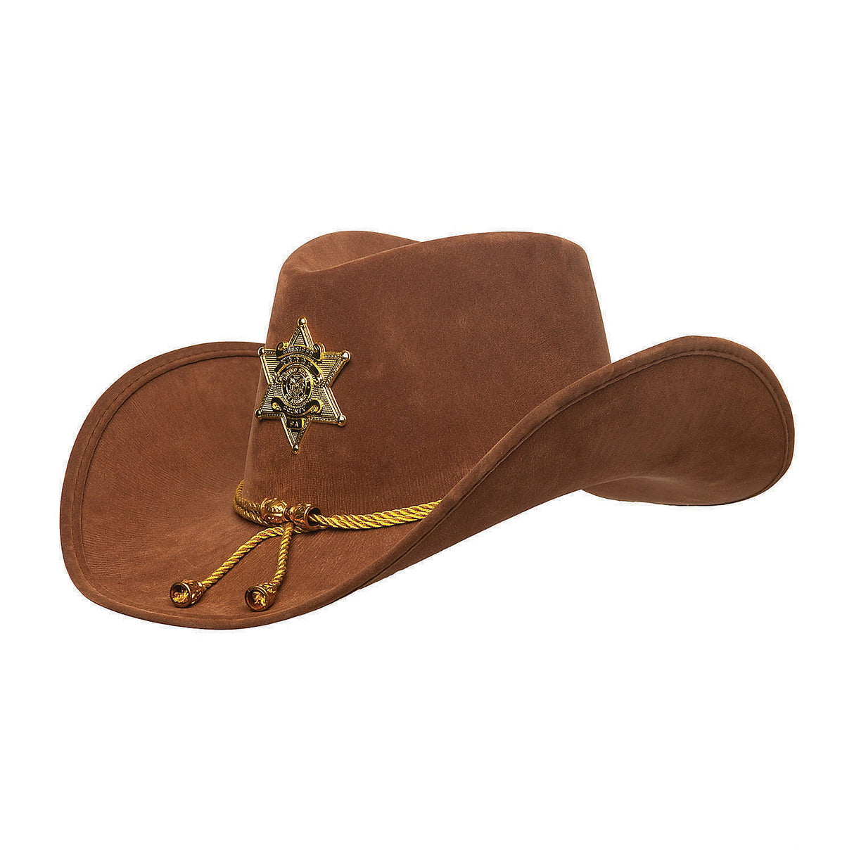 Classic Sheriff Hat for Cowboy Western Costume Parties and Themed Events