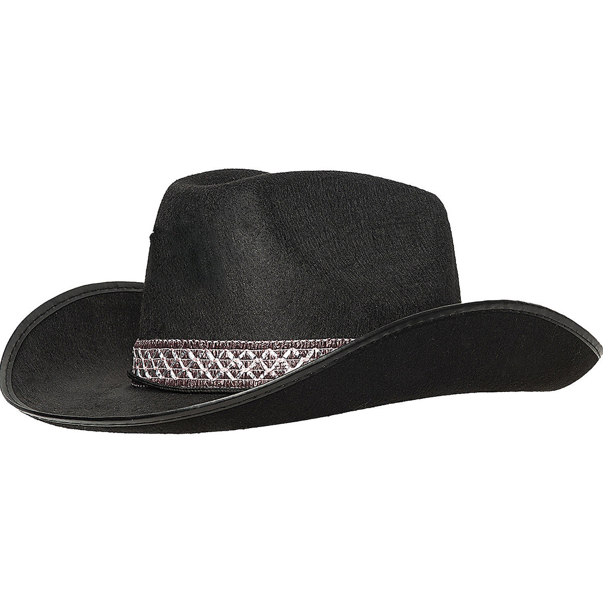 Stylish Black Sheriff Hat for Costume Parties and Western-Themed Events