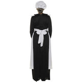 Vintage-Inspired Old Maid Adult Costume for Halloween Themed Parties and Historical Reenactments