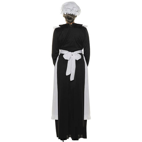 Vintage-Inspired Old Maid Adult Costume for Halloween Themed Parties and Historical Reenactments
